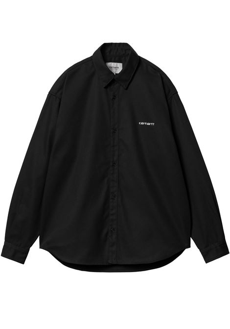 camicia module script uomo nera in poliestere CARHARTT WIP | I0337680D2.01